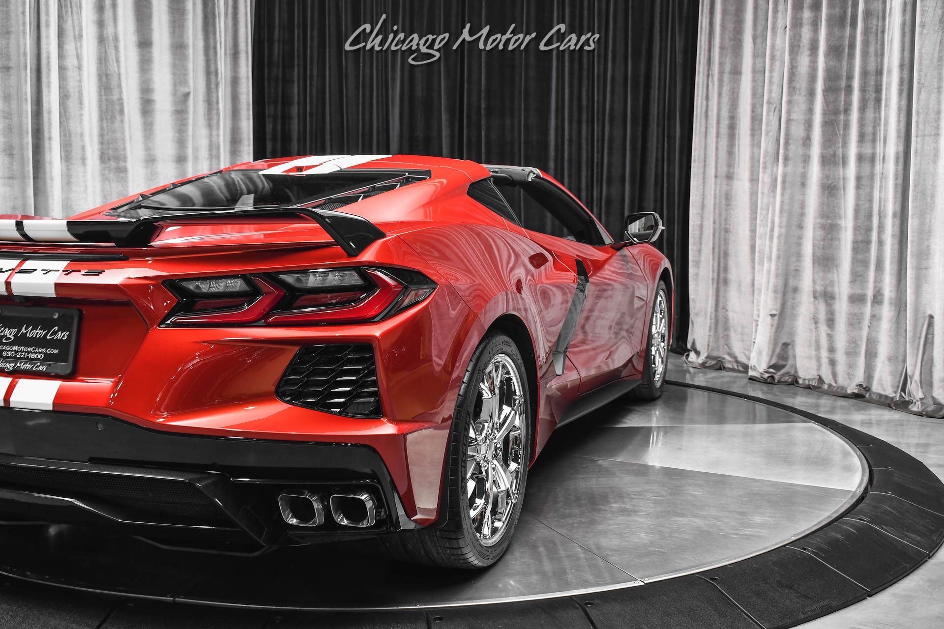 Used-2021-Chevrolet-Corvette-Stingray-2LT-C8-Coupe-with-Z51-HOT-Spec-Front-Lift-LOW-Miles-LOADED