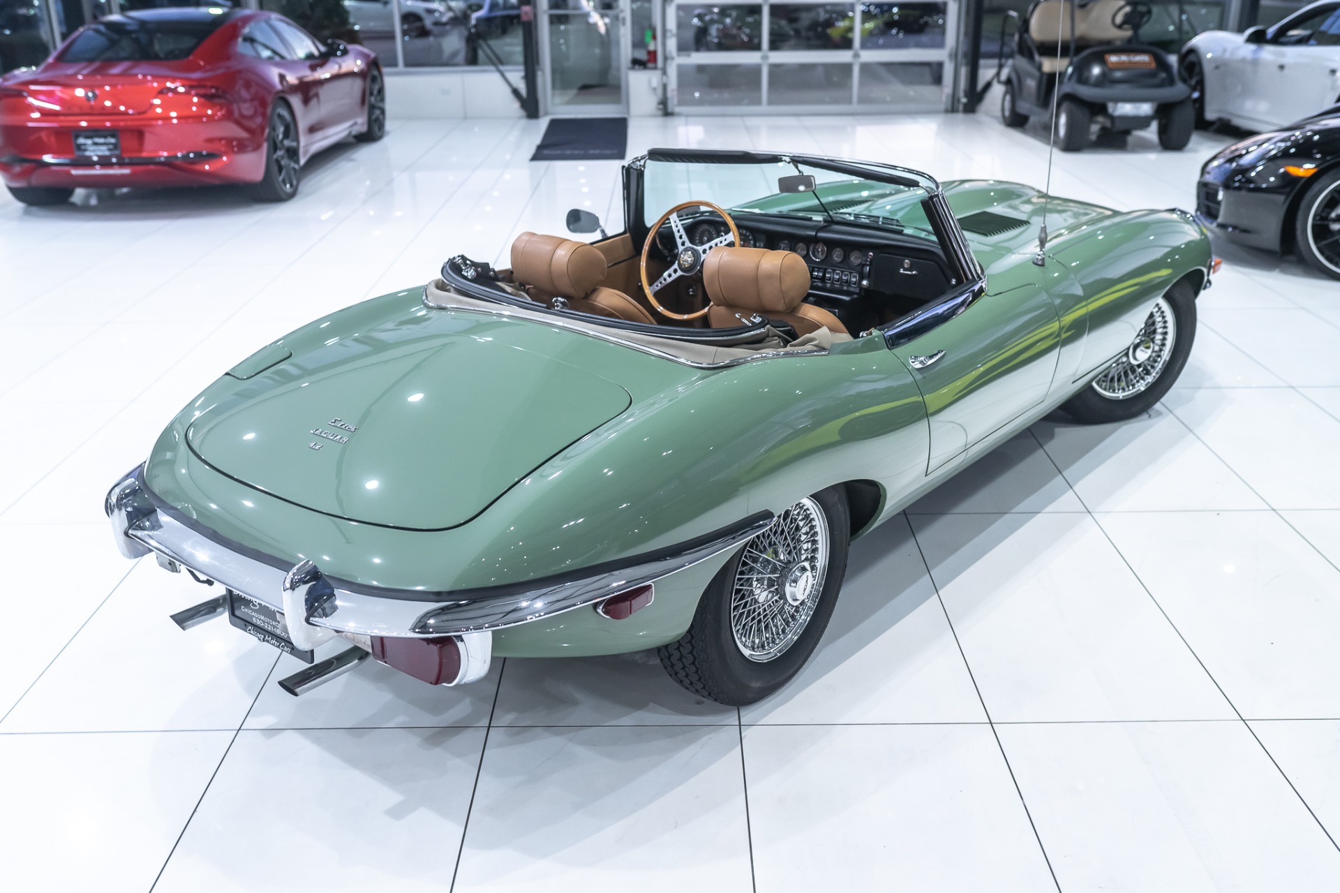 Used-1970-Jaguar-XKE-Series-II-Roadster-42L-Willow-Green-Collector-Condition