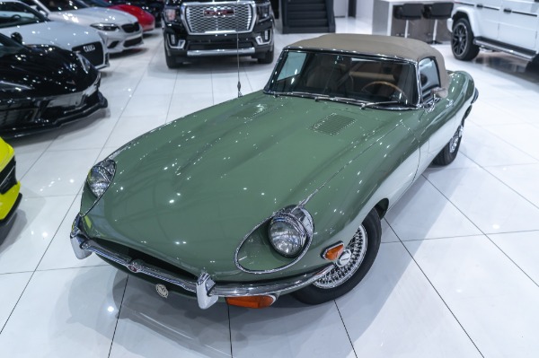 Used 1970 Jaguar XKE Series II Roadster! 4.2L Willow Green! Collector Condition! for sale Sold at Chicago Motor Cars in West Chicago IL 60185 3