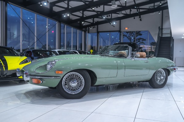 Used 1970 Jaguar XKE Series II Roadster! 4.2L Willow Green! Collector Condition! for sale Sold at Chicago Motor Cars in West Chicago IL 60185 4