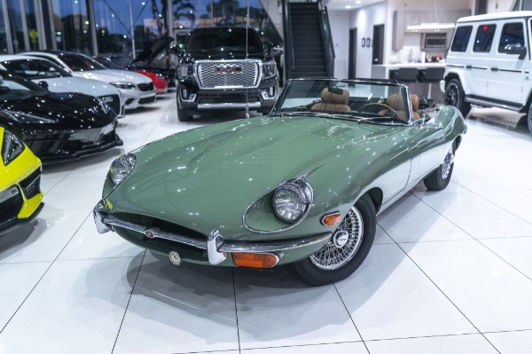 Used 1970 Jaguar XKE Series II Roadster! 4.2L Willow Green! Collector Condition! for sale Sold at Chicago Motor Cars in West Chicago IL 60185 6