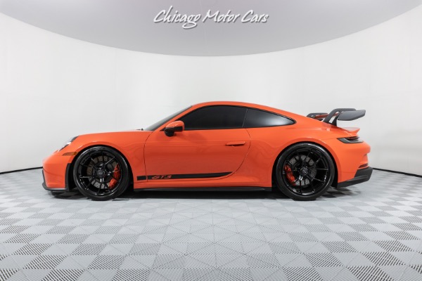 Used 2022 Porsche 911 GT3 Coupe New Generation 992 Lava Orange! Carbon Bucket Seats! LOADED for sale Sold at Chicago Motor Cars in West Chicago IL 60185 2