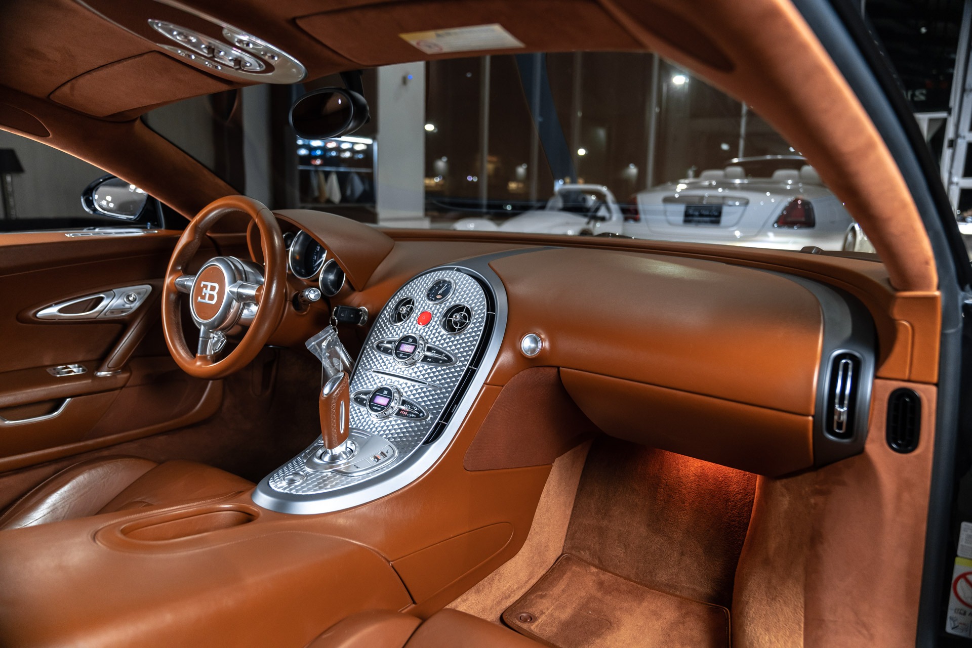 Used-2006-Bugatti-Veyron-164-Coupe-Recent-Service-at-Bugatti-STUNNING-Color-Combo-Cognac-Interior