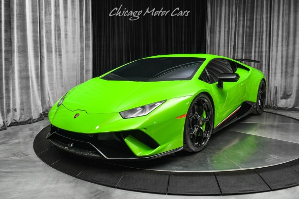 Used-2018-Lamborghini-Huracan-LP640-4-Performante-VERDE-MANTIS-FINISH-FORGED-CARBON-ENGINE-BAY-LOADED