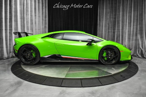 Used-2018-Lamborghini-Huracan-LP640-4-Performante-VERDE-MANTIS-FINISH-FORGED-CARBON-ENGINE-BAY-LOADED