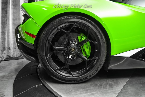 Used-2018-Lamborghini-Huracan-LP640-4-Performante-VERDE-MANTIS-FINISH-FORGED-CARBON-ENGINE-BAY-LOADED