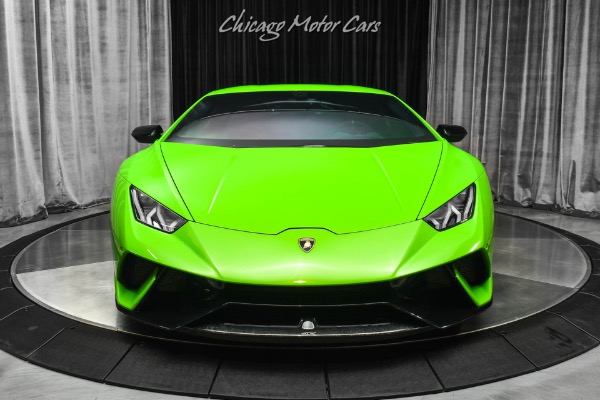 Used-2018-Lamborghini-Huracan-LP640-4-Performante-VERDE-MANTIS-FINISH-FORGED-CARBON-ENGINE-BAY-LOADED
