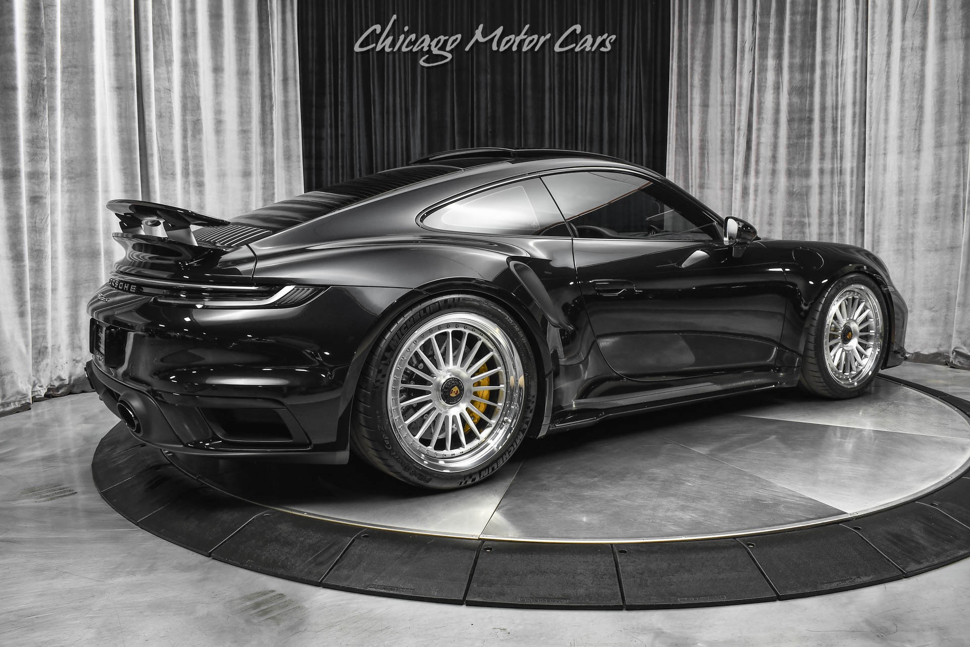 Used-2021-Porsche-911-Turbo-S-Coupe-HRE-Wheels-Upgraded-Exhaust-LOADED