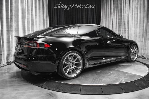 Used-2022-Tesla-Model-S-Plaid-Sedan-ONLY-1K-Miles-Carbon-Trim-BC-Forged-Wheels-FULL-PPF-LOADED