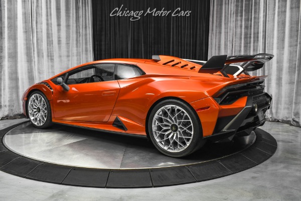 Used 2022 Lamborghini Huracan LP640-2 STO Coupe ONLY 83 Miles! RARE Paint! FULL Carbon Pack! LOADED for sale Sold at Chicago Motor Cars in West Chicago IL 60185 3