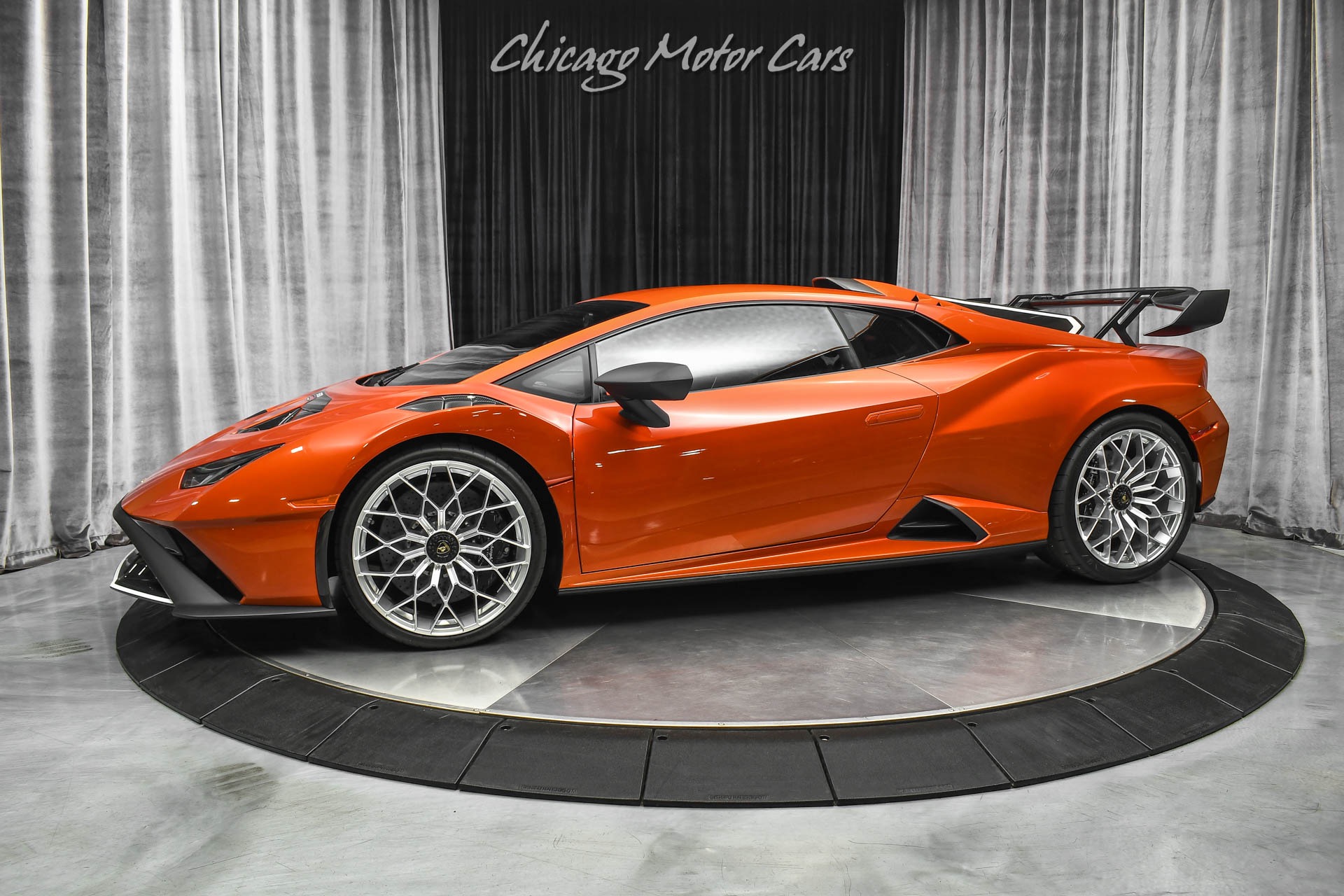 Used 2022 Lamborghini Huracan LP640-2 STO Coupe ONLY 83 Miles! RARE Paint! FULL Carbon Pack! LOADED for sale Sold at Chicago Motor Cars in West Chicago IL 60185 1