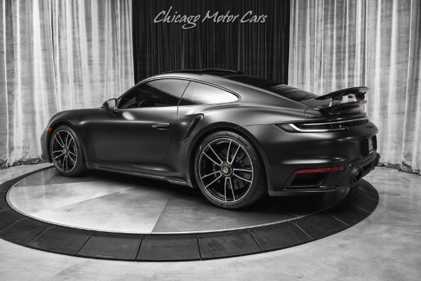 Used-2022-Porsche-911-Turbo-S-Coupe-ONLY-772-Miles-PCCB-Front-Lift-Matte-Black-Wrap-LOADED