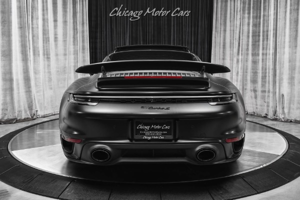 Used 2022 Porsche 911 Turbo S Coupe ONLY 772 Miles! PCCB! Front Lift! Matte Black Wrap! LOADED for sale Sold at Chicago Motor Cars in West Chicago IL 60185 4