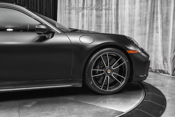 Used-2022-Porsche-911-Turbo-S-Coupe-ONLY-772-Miles-PCCB-Front-Lift-Matte-Black-Wrap-LOADED