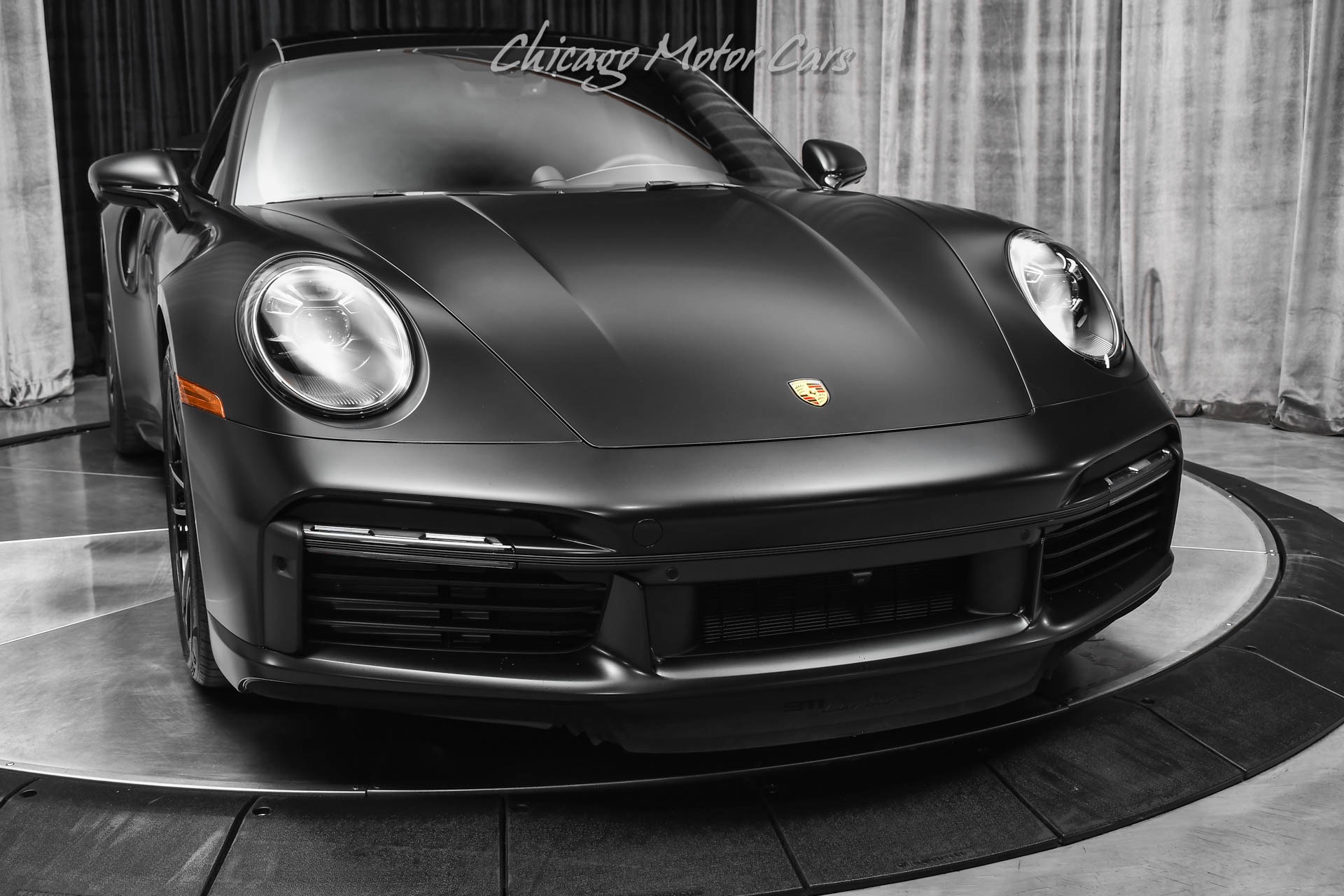 Used-2022-Porsche-911-Turbo-S-Coupe-ONLY-772-Miles-PCCB-Front-Lift-Matte-Black-Wrap-LOADED