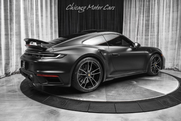 Used-2022-Porsche-911-Turbo-S-Coupe-ONLY-772-Miles-PCCB-Front-Lift-Matte-Black-Wrap-LOADED