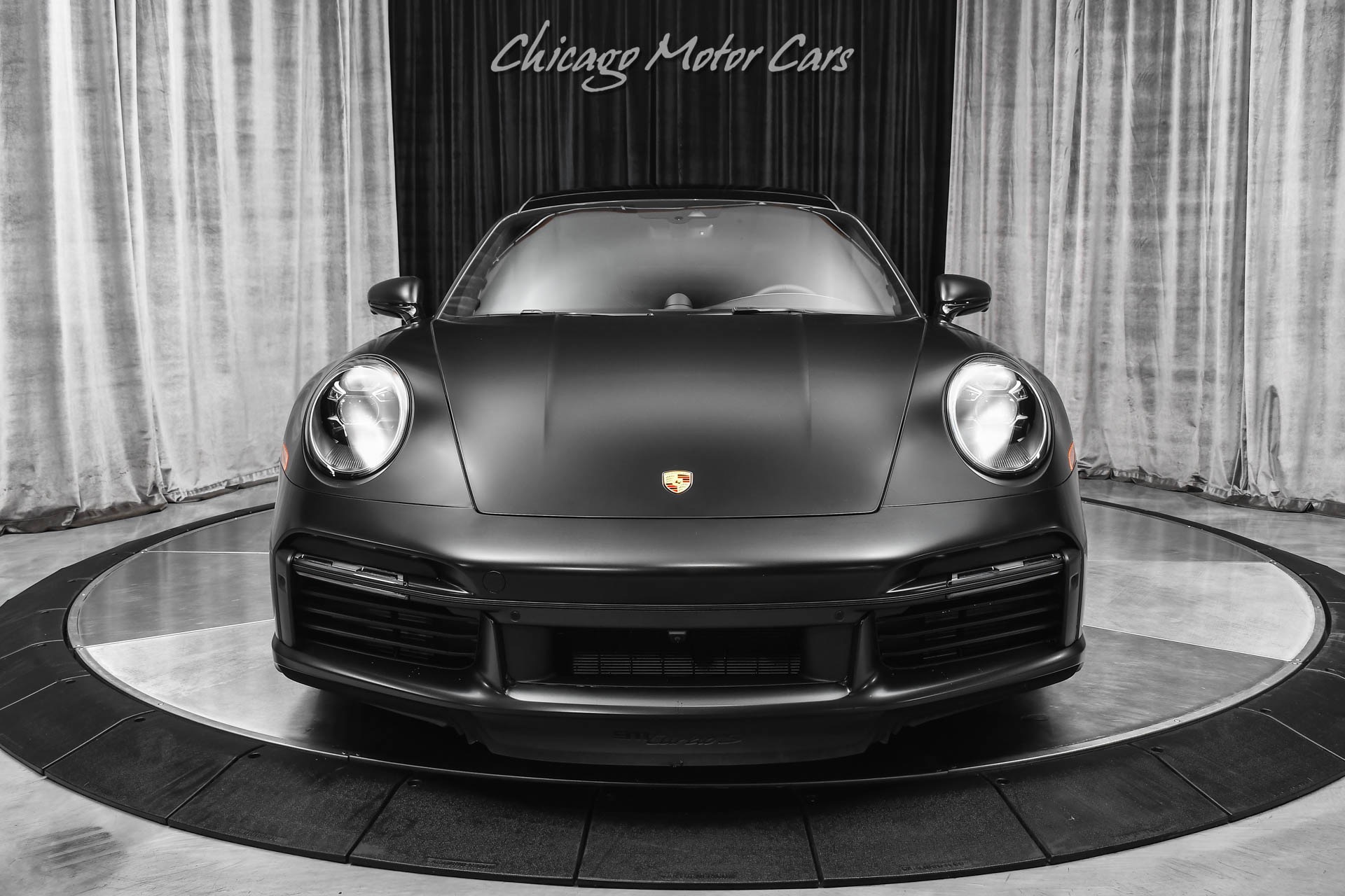 Used-2022-Porsche-911-Turbo-S-Coupe-ONLY-772-Miles-PCCB-Front-Lift-Matte-Black-Wrap-LOADED