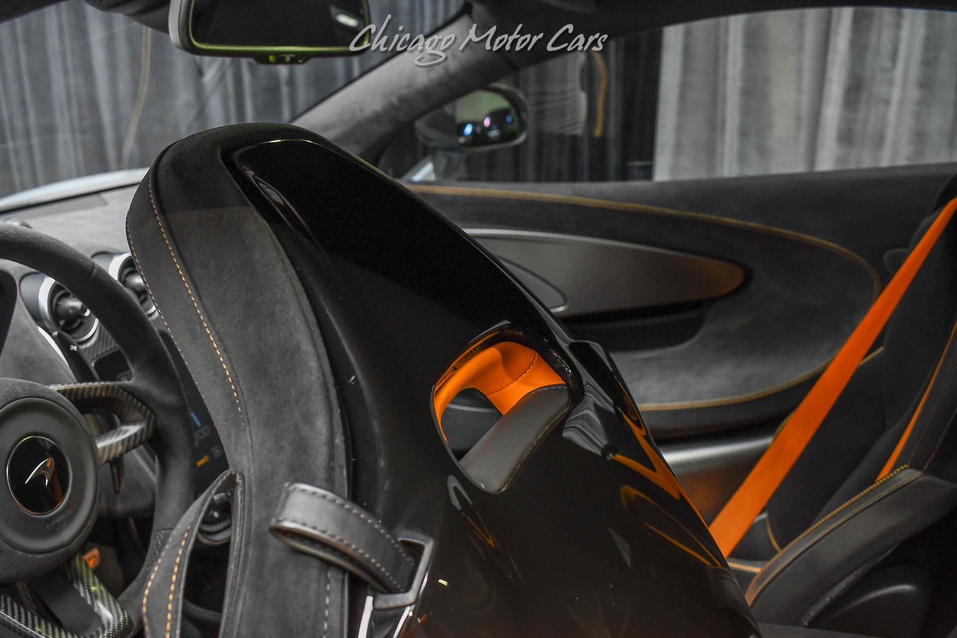 Used-2019-McLaren-600LT-Comfort-seats-Orange-accent-interior-Elite-color-Long-Tail-592HP