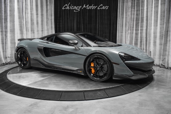 Used 2019 McLaren 600LT Comfort seats! Orange accent interior! Elite color! Long Tail! 592HP! for sale Sold at Chicago Motor Cars in West Chicago IL 60185 6