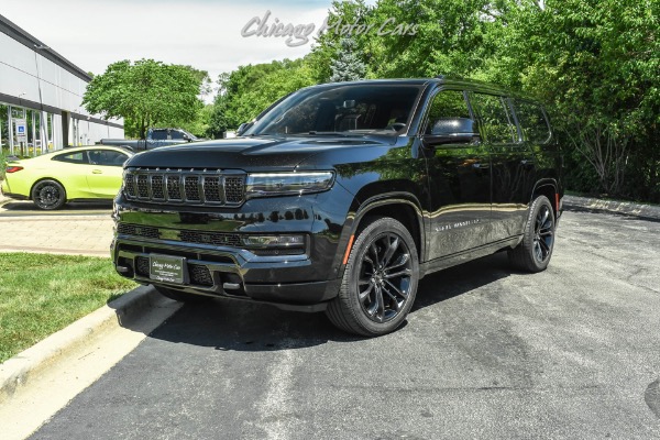 Used 2022 Jeep Grand Wagoneer Obsidian 4x4 MSRP $113K+ Convenience Group! Rear Seat Entertain for sale Sold at Chicago Motor Cars in West Chicago IL 60185 2