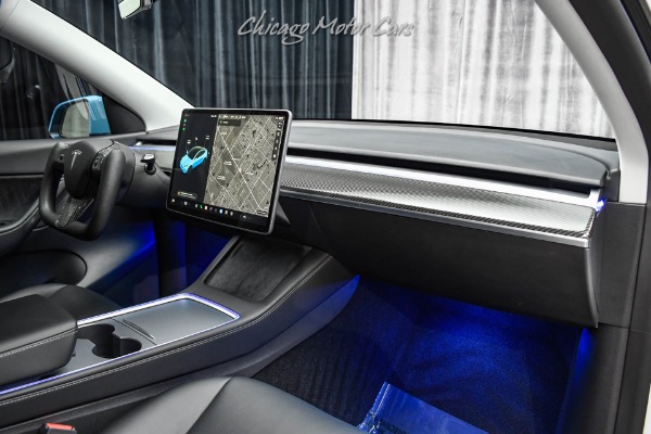 Used-2022-Tesla-Model-Y-Performance-SUV-Autopilot-Miami-Blue-Wrap-T-Sportline-Wheels-Carbon-Trim