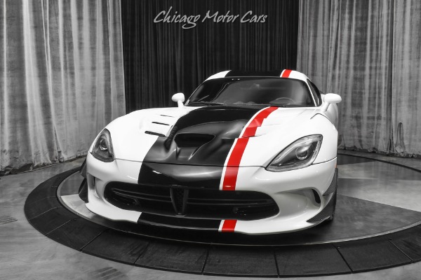 Used 2014 Dodge Viper GTS Coupe LOW Miles! SRT Audio! Carbon Fiber! ACR Hood + Diffuser! LOADED! for sale Sold at Chicago Motor Cars in West Chicago IL 60185 2