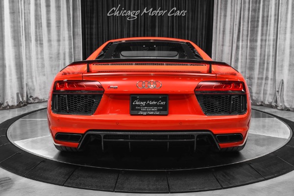 Used 2017 Audi R8 5.2 quattro V10 Plus Coupe LOW Miles! RARE Dynamite Red! Carbon! LOADED! for sale Sold at Chicago Motor Cars in West Chicago IL 60185 4