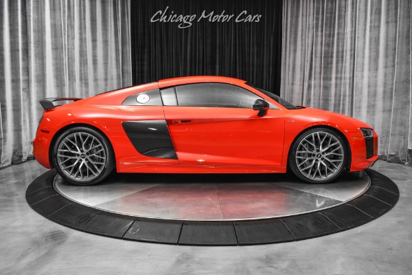 Used-2017-Audi-R8-52-quattro-V10-Plus-Coupe-LOW-Miles-RARE-Dynamite-Red-Carbon-LOADED