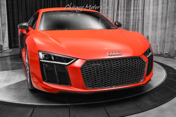 Used-2017-Audi-R8-52-quattro-V10-Plus-Coupe-LOW-Miles-RARE-Dynamite-Red-Carbon-LOADED