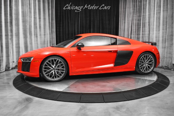 Used 2017 Audi R8 5.2 quattro V10 Plus Coupe LOW Miles! RARE Dynamite Red! Carbon! LOADED! for sale Sold at Chicago Motor Cars in West Chicago IL 60185 1
