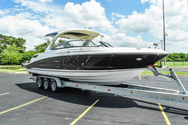 Used 2017 Sea Ray 350SLX 35 Boat ONLY 167 Hours! DUAL 8.2 Mercury V8 Motors! STUNNING! for sale Sold at Chicago Motor Cars in West Chicago IL 60185 5