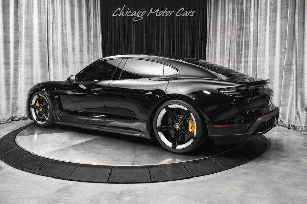 Used 2022 Porsche Taycan Turbo S Sedan ONLY 1K Miles! Premium Pkg! Tech Pkg! LOADED for sale Sold at Chicago Motor Cars in West Chicago IL 60185 3