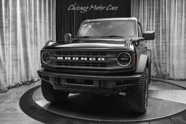 Used 2022 Ford Bronco 2-Door Advanced 4X4 Black Diamond SUV Sasquatch Pkg! 2.7L EcoBoost! LOADED for sale Sold at Chicago Motor Cars in West Chicago IL 60185 2