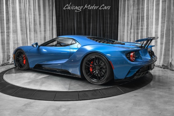 Used 2019 Ford GT Coupe ONLY 1K Miles! Liquid Blue! Overtop Stripes! FULL PPF! LOADED for sale Sold at Chicago Motor Cars in West Chicago IL 60185 3