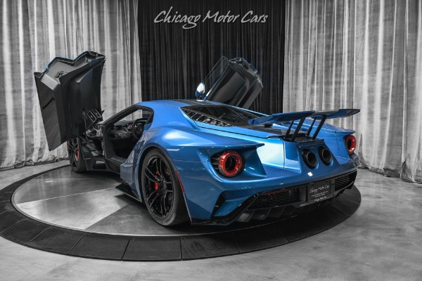 Used-2019-Ford-GT-Coupe-ONLY-1K-Miles-Liquid-Blue-Overtop-Stripes-FULL-PPF-LOADED