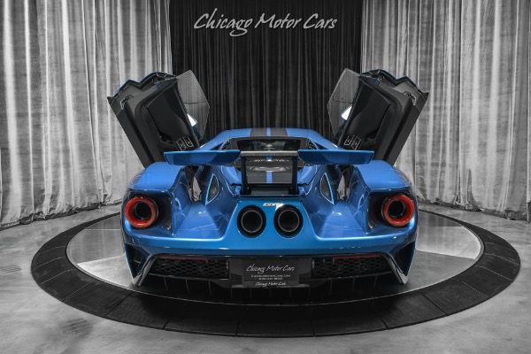 Used-2019-Ford-GT-Coupe-ONLY-1K-Miles-Liquid-Blue-Overtop-Stripes-FULL-PPF-LOADED