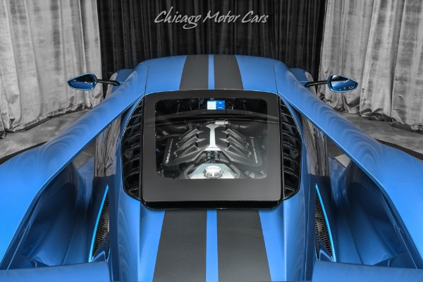 Used-2019-Ford-GT-Coupe-ONLY-1K-Miles-Liquid-Blue-Overtop-Stripes-FULL-PPF-LOADED