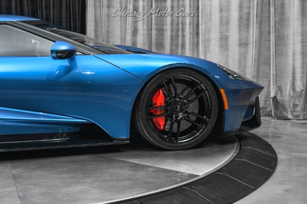 Used-2019-Ford-GT-Coupe-ONLY-1K-Miles-Liquid-Blue-Overtop-Stripes-FULL-PPF-LOADED