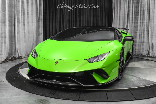 Used 2019 Lamborghini Huracan LP640-4 Performante Spyder Heffner Stage 2 Twin-Turbo! 1200+ WHP! LOADED for sale Sold at Chicago Motor Cars in West Chicago IL 60185 2