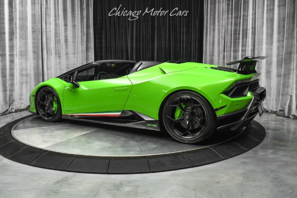 Used 2019 Lamborghini Huracan LP640-4 Performante Spyder Heffner Stage 2 Twin-Turbo! 1200+ WHP! LOADED for sale Sold at Chicago Motor Cars in West Chicago IL 60185 3