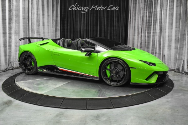 Used 2019 Lamborghini Huracan LP640-4 Performante Spyder Heffner Stage 2 Twin-Turbo! 1200+ WHP! LOADED for sale Sold at Chicago Motor Cars in West Chicago IL 60185 6