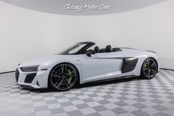 Used 2021 Audi R8 5.2 Quattro V10 Performance Spyder! Only 4K Miles! Full PPF! Capristo Exhaust! Loaded! for sale Sold at Chicago Motor Cars in West Chicago IL 60185 1