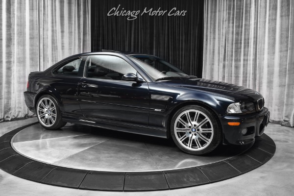 Used 2004 BMW M3 Coupe E46 LOW Miles Carbon Black! 6-Speed Manual! Collector Quality Example for sale Sold at Chicago Motor Cars in West Chicago IL 60185 6