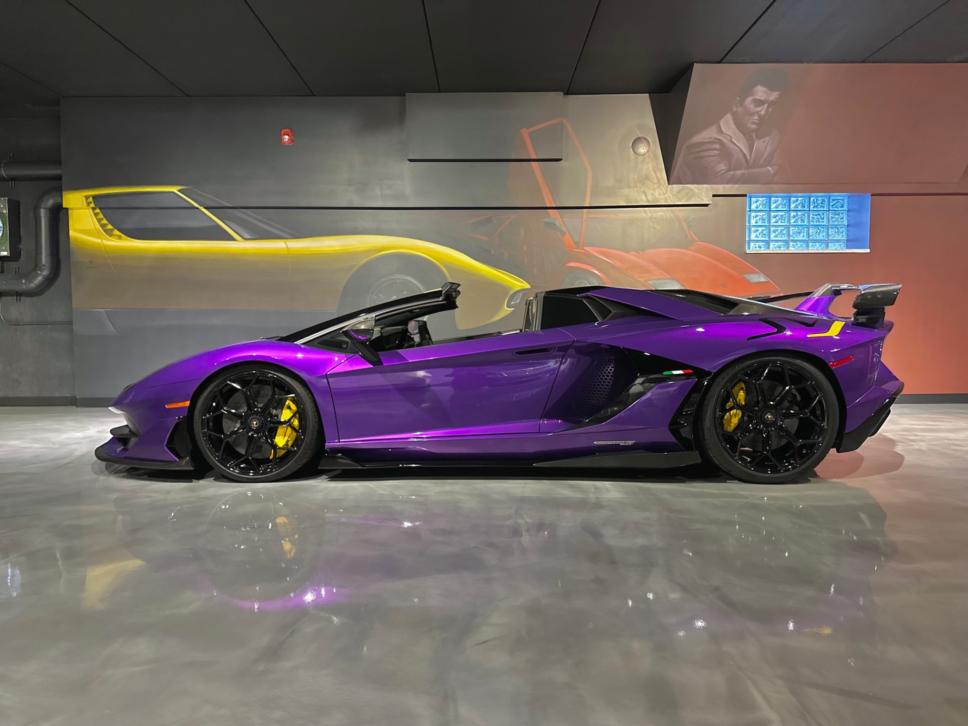 Used-2021-Lamborghini-Aventador-LP770-4-SVJ-Roadster-ONLY-1K-Miles-Viola-Pasifae-HOT-Spec-LOADED