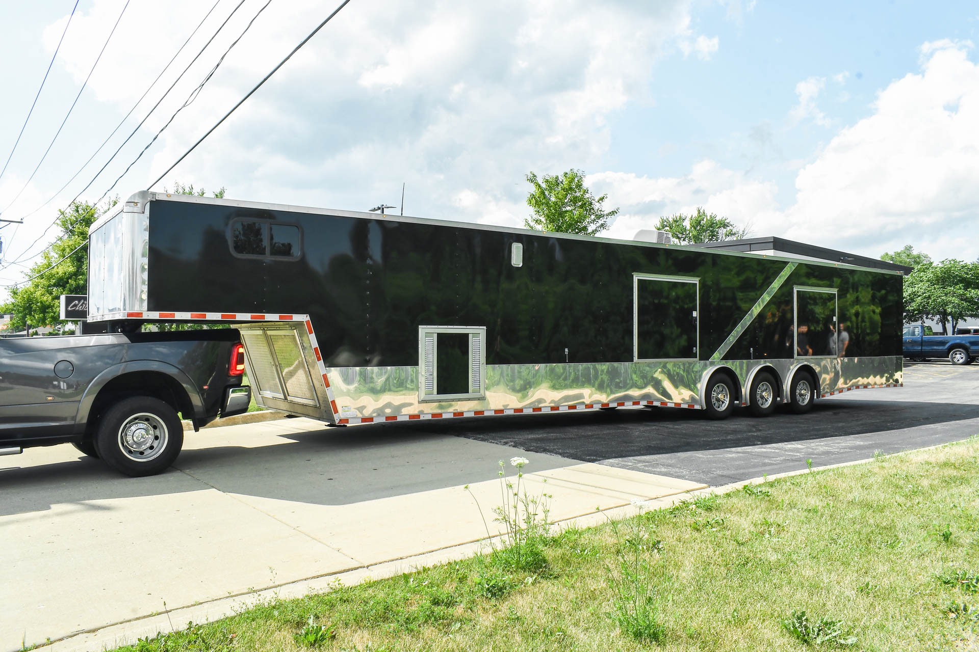 Used 2021 Rock Solid 48 Foot Enclosed Tri-Axle Trailer for sale Sold at Chicago Motor Cars in West Chicago IL 60185 1