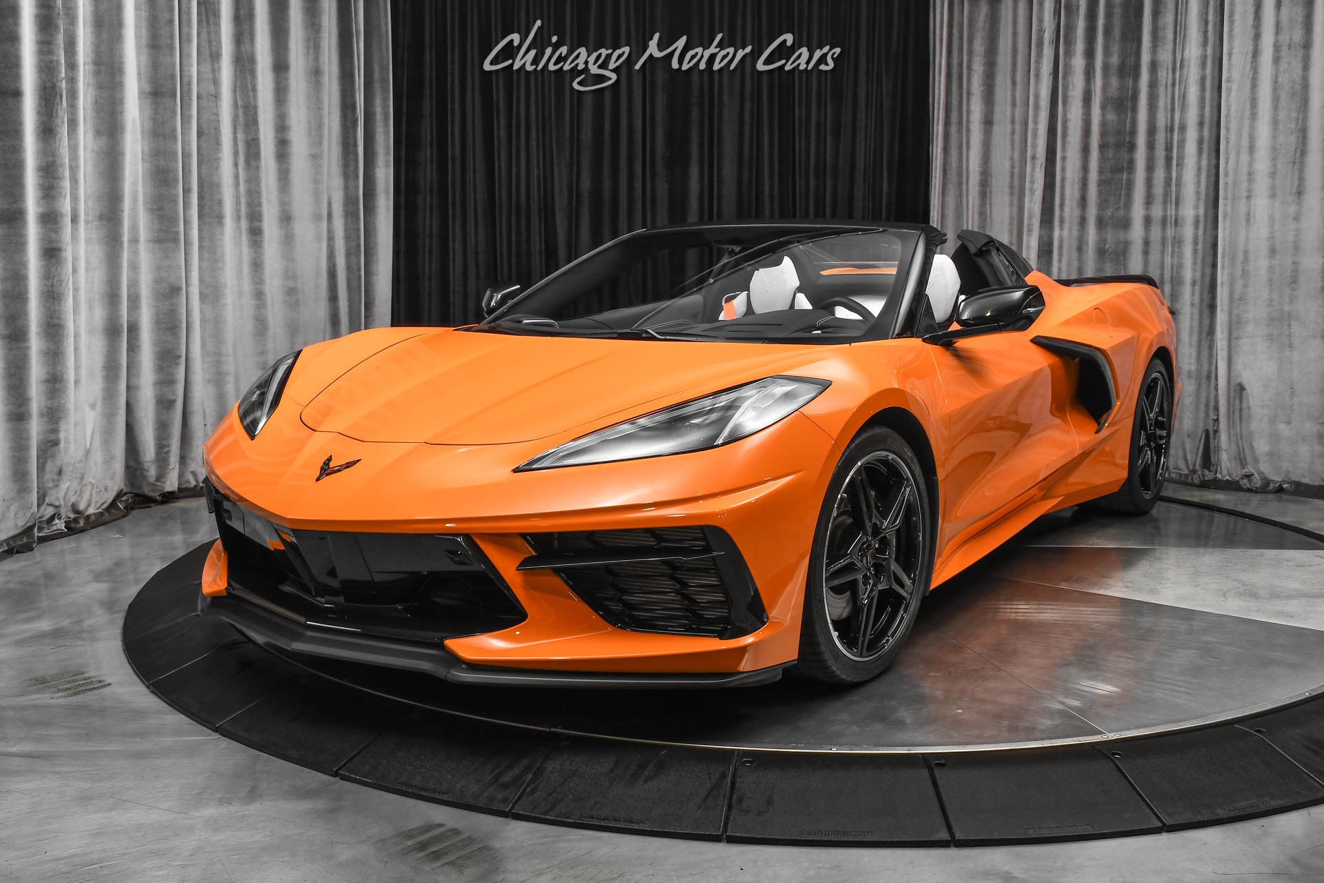 Used-2022-Chevrolet-Corvette-Stingray-2LT-C8-Convertible-with-Z51-ONLY-2K-Miles-Amplify-Orange