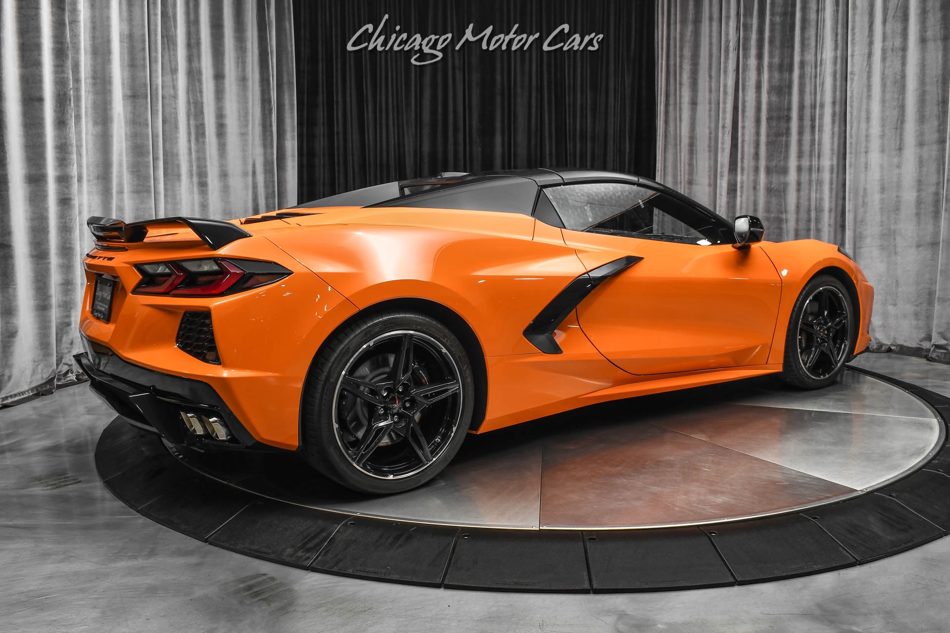 Used-2022-Chevrolet-Corvette-Stingray-2LT-C8-Convertible-with-Z51-ONLY-2K-Miles-Amplify-Orange