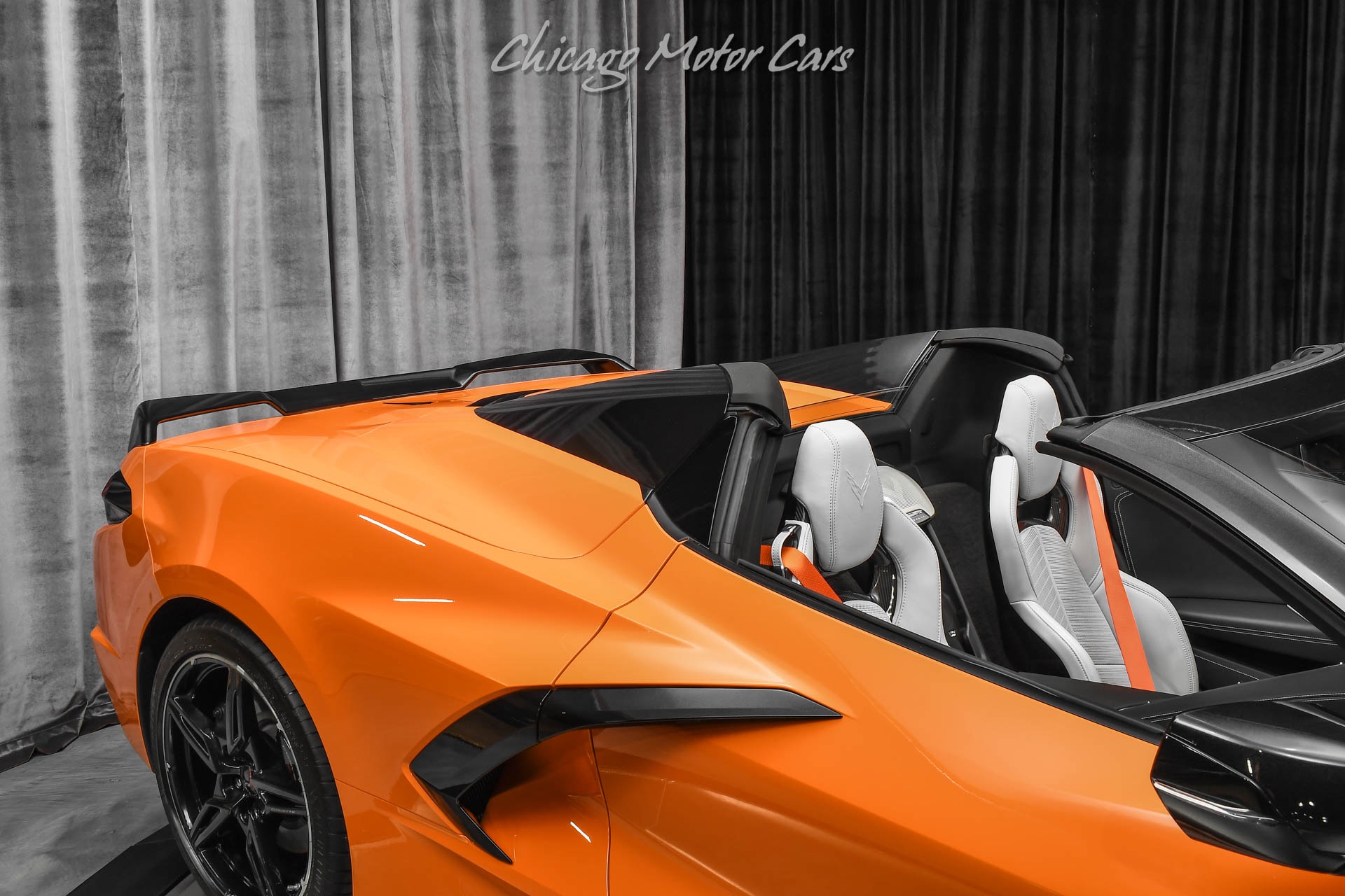 Used-2022-Chevrolet-Corvette-Stingray-2LT-C8-Convertible-with-Z51-ONLY-2K-Miles-Amplify-Orange