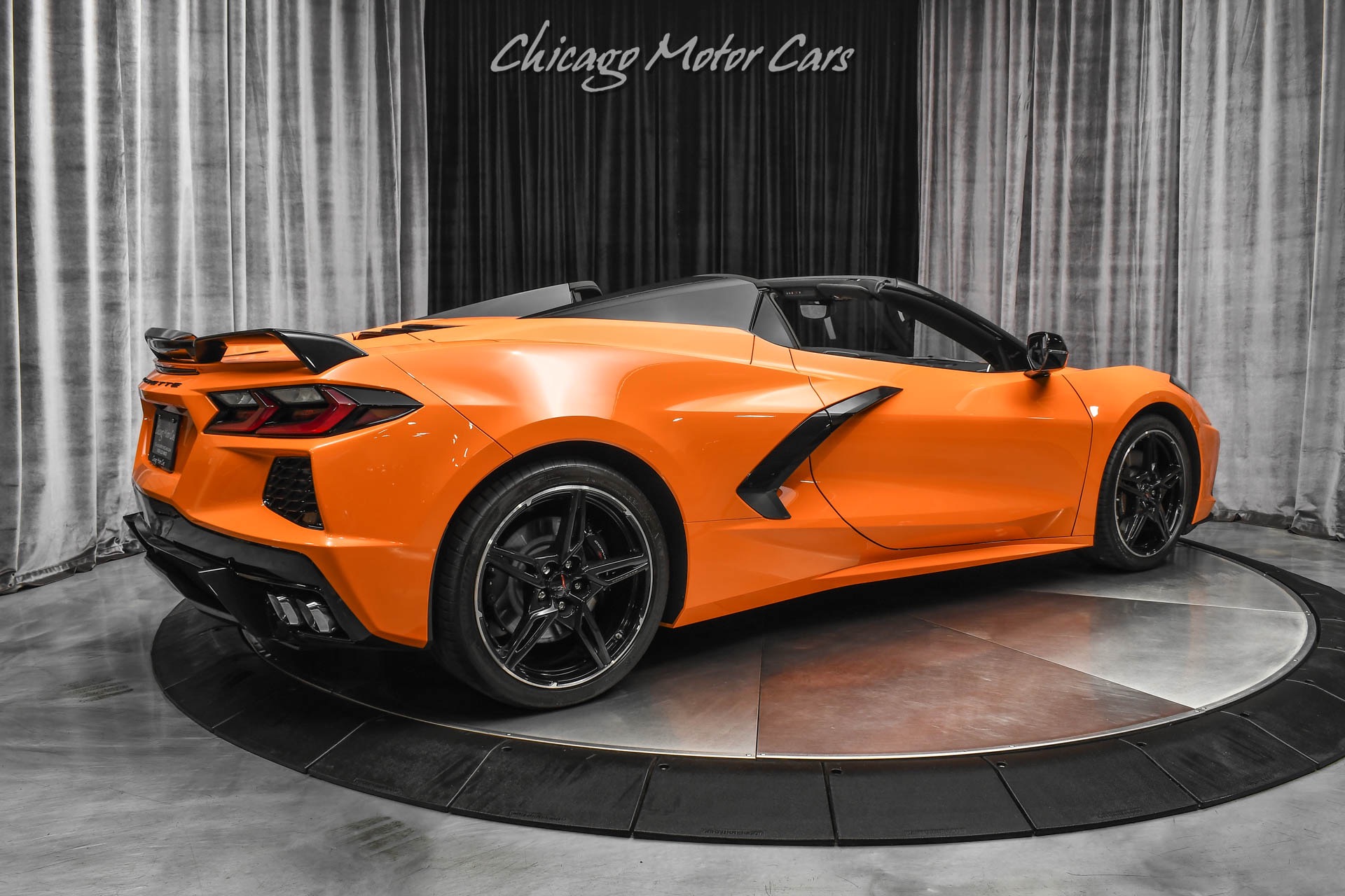 Used-2022-Chevrolet-Corvette-Stingray-2LT-C8-Convertible-with-Z51-ONLY-2K-Miles-Amplify-Orange