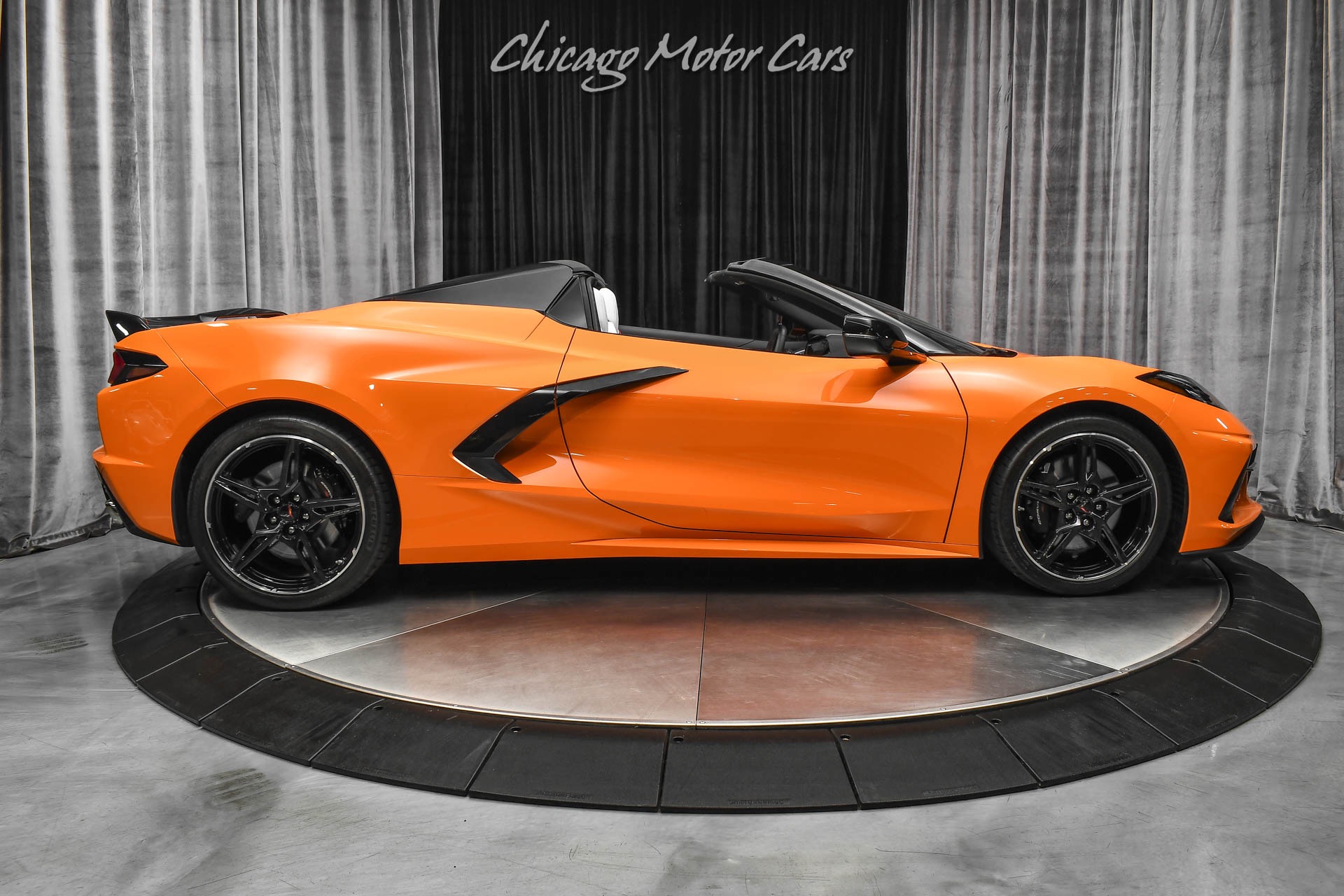 Used-2022-Chevrolet-Corvette-Stingray-2LT-C8-Convertible-with-Z51-ONLY-2K-Miles-Amplify-Orange